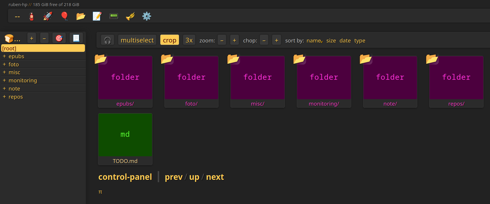 copyparty UI